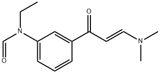 N-[3-[(2E)-3-(DiMethylaMino)-1-oxo-2-propen-1-yl]phenyl]-N-ethyl-forMaMide, 1227694-93-0, 结构式