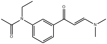 (E)-N-(3-(3-(DiMethylaMino)acryloyl)phenyl)-N-ethylacetaMide Struktur