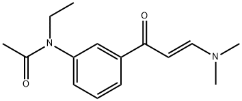 (E)-N-(3-(3-(DiMethylaMino)acryloyl)phenyl)-N-ethylacetaMide Structure