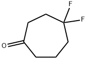 4,4-Difluorocycloheptanone Struktur