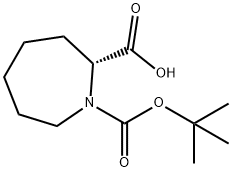 (R)-1-Boc-azepane-2-carboxylic acid Struktur