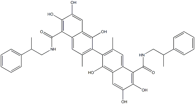 1,1′-(1,1′,6,6′,7,7′-ヘキサヒドロキシ-3,3′-ジメチル-2,2′-ビナフタレン-5,5′-ジイル)ビス[(4S)-4-フェニル-1-ペンタノン]