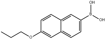 6-Propoxynaphthalene-2-boronic acid Struktur