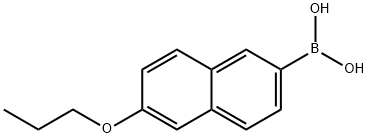 6-Propoxynaphthalene-2-boronic acid Structure