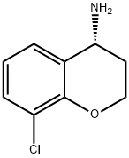 (R)-8-CHLOROCHROMAN-4-AMINE, 1228542-42-4, 结构式