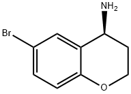 (4S)-6-BROMO-3,4-DIHYDRO-2H-1-BENZOPYRAN-4-AMINE Structure