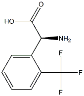 (2S)-2-AMINO-2-[2-(TRIFLUOROMETHYL)PHENYL]ACETIC ACID Structure