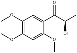 (2R)-2-羟基-1-(2,4,5-三甲氧基苯基)-1-丙酮 结构式