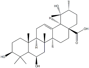 UNCARIC ACID, 123135-05-7, 结构式