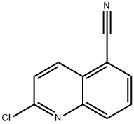2-chloroquinoline-5-carbonitrile Structure