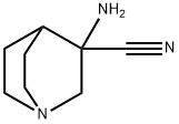 3-aMinoquinuclidine-3-carbonitrile 化学構造式