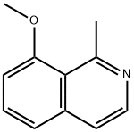 8 - Methoxy - 1 - Methylisoquinoline Struktur