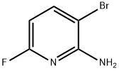 2-アミノ-3-ブロモ-6-フルオロピリジン 化学構造式