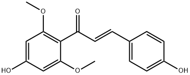 4,4'-二羟基-2',6'-二甲氧基查尔酮,123316-64-3,结构式