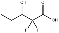 2,2-Difluoro-3-hydroxypentanoic acid Struktur