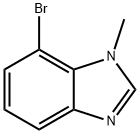 7-溴-1-甲基苯并咪唑, 1233542-00-1, 结构式