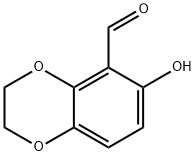 6-hydroxy-2,3-dihydrobenzo[b][1,4]dioxine-5-carbaldehyde Structure