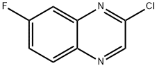 2-クロロ-7-フルオロキノキサリン 化学構造式