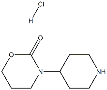 四氢-3-(4-哌啶基)-2H-1,3-噁嗪-2酮 结构式