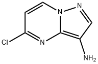 3-氨基-5-氯吡唑[1,5-A]嘧啶 结构式