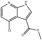 4-Chloro-7-azaindole-3-carboxylic acid Methyl ester Struktur