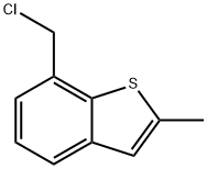 7-(氯甲基)-2-甲基苯并[B]噻吩 结构式