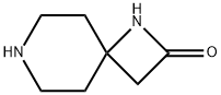 1,7-ジアザスピロ[3,5]ノナン-2-オン 化学構造式