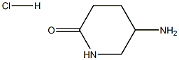 5-AMino-piperidin-2-one hydrochloride Structure