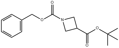 1-benzyl 3-tert-butyl azetidine-1,3-dicarboxylate Structure