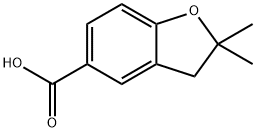 2,3-dihydro-2,2-diMethylbenzofuran-5-carboxylic acid Structure