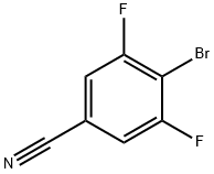 4-溴-3,5-二氟苯甲腈, 123688-59-5, 结构式