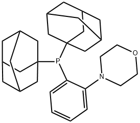 N-[2-二(1-金刚烷)磷苯基]吗啉,1237588-12-3,结构式