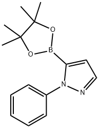 1-苯基-吡唑-5-硼酸频那醇酯,1238702-58-3,结构式
