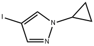 1-环丙基-4-碘-1H-吡唑,1239363-40-6,结构式