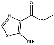 5-氨基噻唑-4-甲酸甲酯 结构式