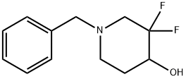 1-benzyl-3,3-difluoropiperidin-4-ol, 1239596-53-2, 结构式