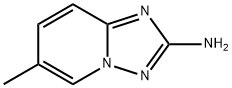 6-メチル-[1,2,4]トリアゾロ[1,5-A]ピリジン-2-アミン 化学構造式