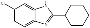 5-氯-2-环己基-1H-苯并[D]咪唑, 124035-08-1, 结构式