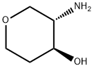 L-threo-Pentitol, 2-amino-1,5-anhydro-2,4-dideoxy- Struktur