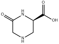 (R)-6-Oxopiperazine-2-carboxylic acid Struktur
