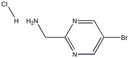 (5-溴嘧啶-2-基)甲胺盐酸盐,1240594-62-0,结构式