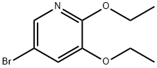 5-溴-2,3-二乙氧基吡啶,1241752-35-1,结构式