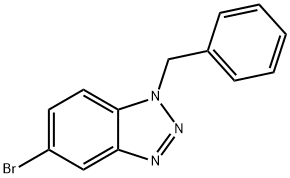 1-苄基-5-溴-1H-苯并[D][1,2,3]三唑, 1242069-38-0, 结构式