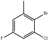 2-broMo-1-chloro-5-fluoro-3-Methylbenzene Struktur