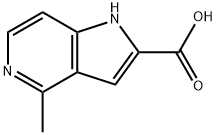 4-Methyl-5-azaindole-2-carboxylic acid Structure