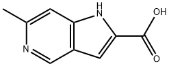 6-Methyl-5-azaindole-2-carboxylic acid Struktur