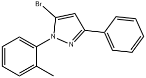 5-BroMo-3-phenyl-1-(o-tolyl)-1H-pyrazole Structure