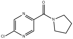(5-氯吡嗪-2-基)(吡咯烷-1-基)甲酮, 1245215-68-2, 结构式