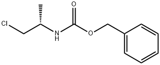 (S)-benzyl 1-chloropropan-2-ylcarbamate Struktur