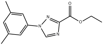 ethyl 1-(3,5-dimethylphenyl)-1H-1,2,4-triazole-3-carboxylate Struktur